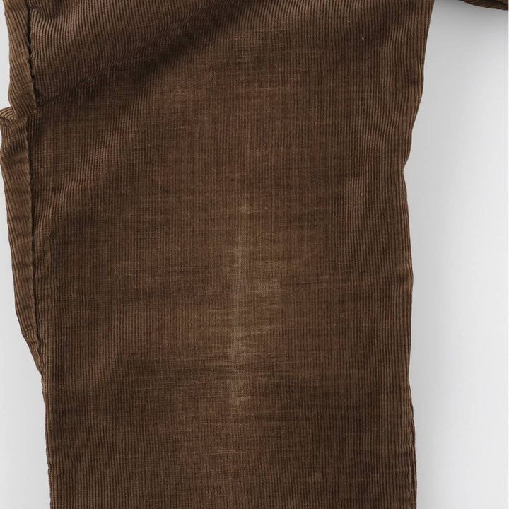 1970'S JCPenney BIG MAC Corduroy Pants, Men's Size W33 (approx.), Vintage polyester brown type Vintage Second Hand