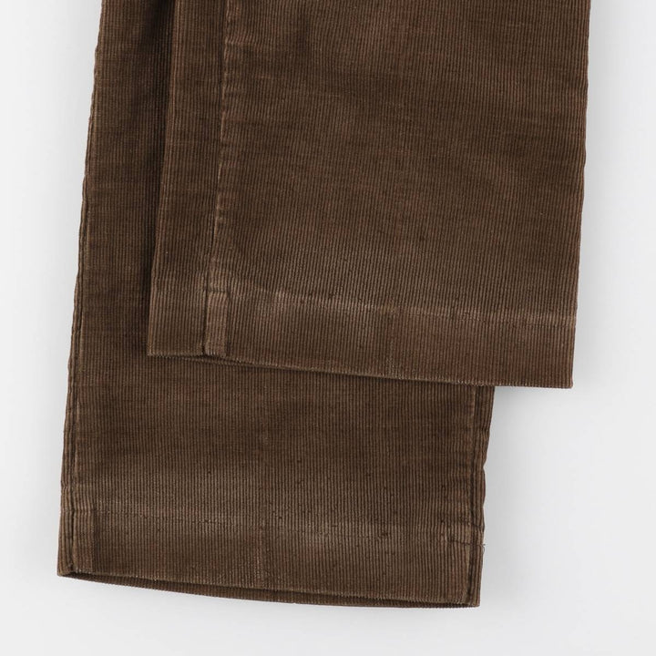 1970'S JCPenney BIG MAC Corduroy Pants, Men's Size W33 (approx.), Vintage polyester brown type Vintage Second Hand