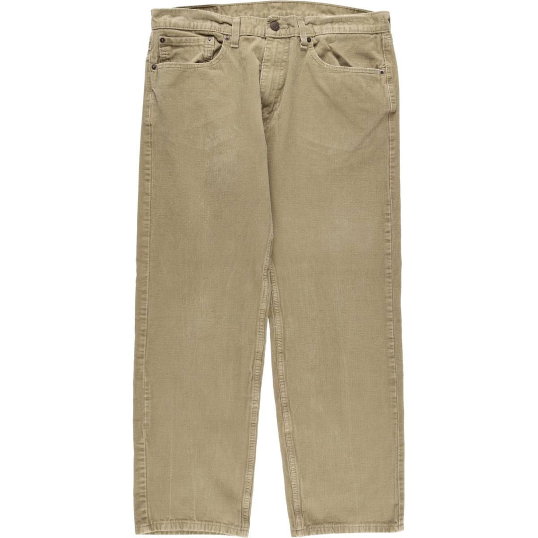 Levi's 505 Corduroy Pants, Men's W35 (approx.) cotton Beige type Vintage Second Hand
