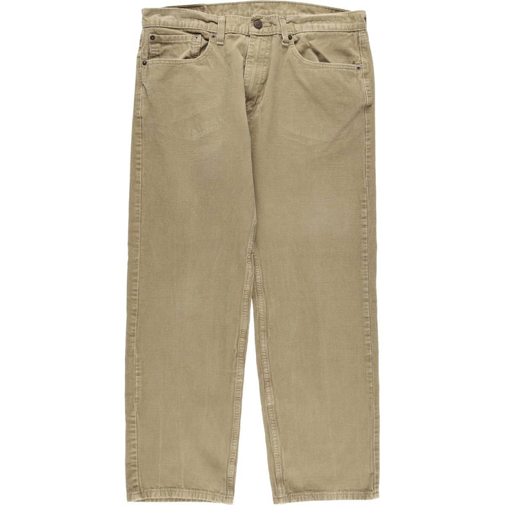 Levi's 505 Corduroy Pants, Men's W35 (approx.) cotton Beige type Vintage Second Hand