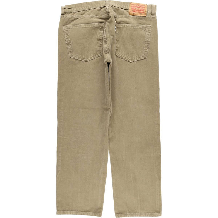 Levi's 505 Corduroy Pants, Men's W35 (approx.) cotton Beige type Vintage Second Hand