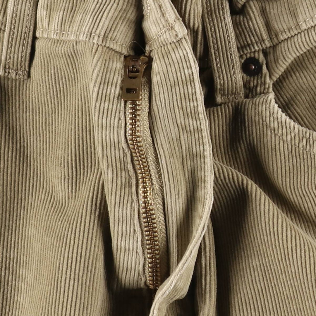Levi's 505 Corduroy Pants, Men's W35 (approx.) cotton Beige type Vintage Second Hand
