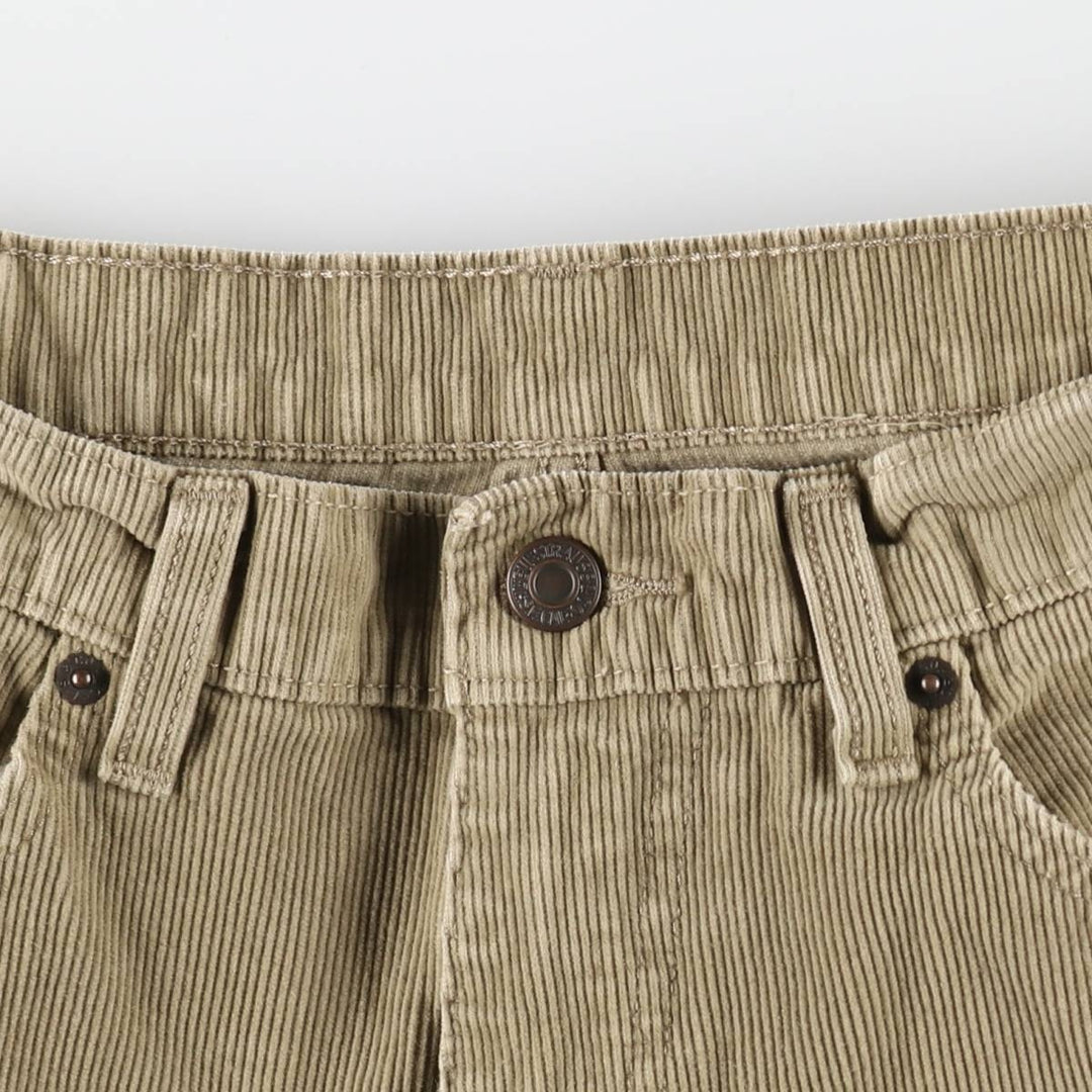 Levi's 505 Corduroy Pants, Men's W35 (approx.) cotton Beige type Vintage Second Hand