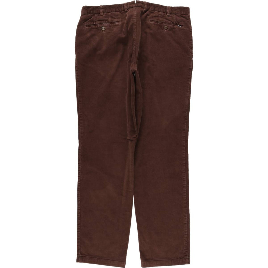 Ralph Lauren POLO by Ralph Lauren Fine European Tailoring Corduroy Pants, Men's W35 (approx.) cotton brown type Vintage Second Hand