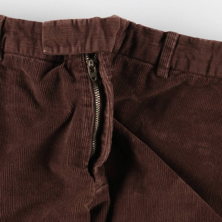 Ralph Lauren POLO by Ralph Lauren Fine European Tailoring Corduroy Pants, Men's W35 (approx.) cotton brown type Vintage Second Hand