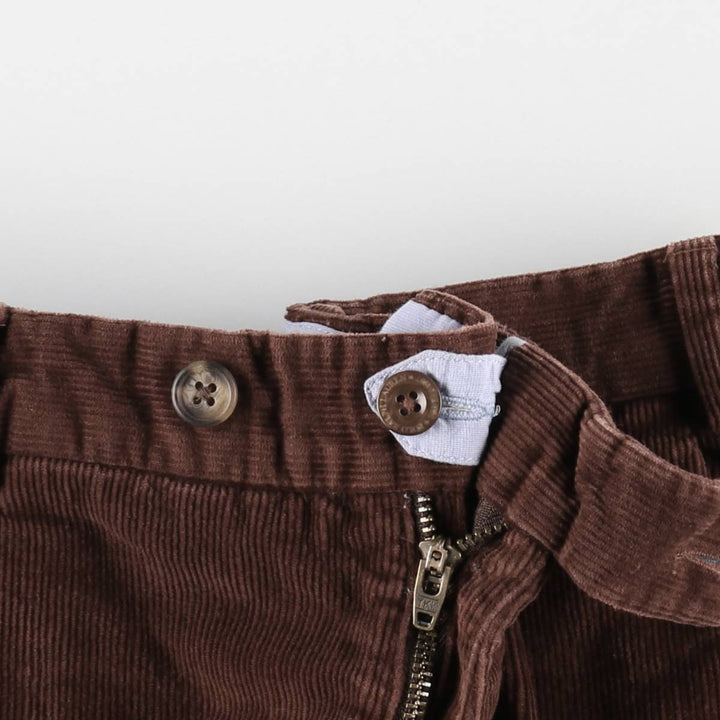 Ralph Lauren POLO by Ralph Lauren Fine European Tailoring Corduroy Pants, Men's W35 (approx.) cotton brown type Vintage Second Hand