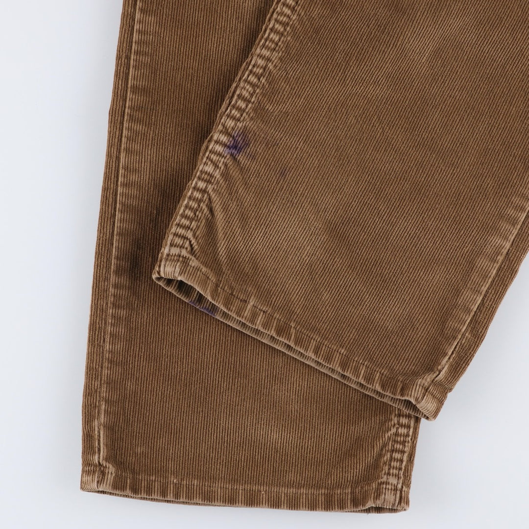 Levi's Relaxed Straight Coupe Relax A Jambe Droite Corduroy Pants, Men's W33 (approx.) unclear beige type brown Vintage Second Hand