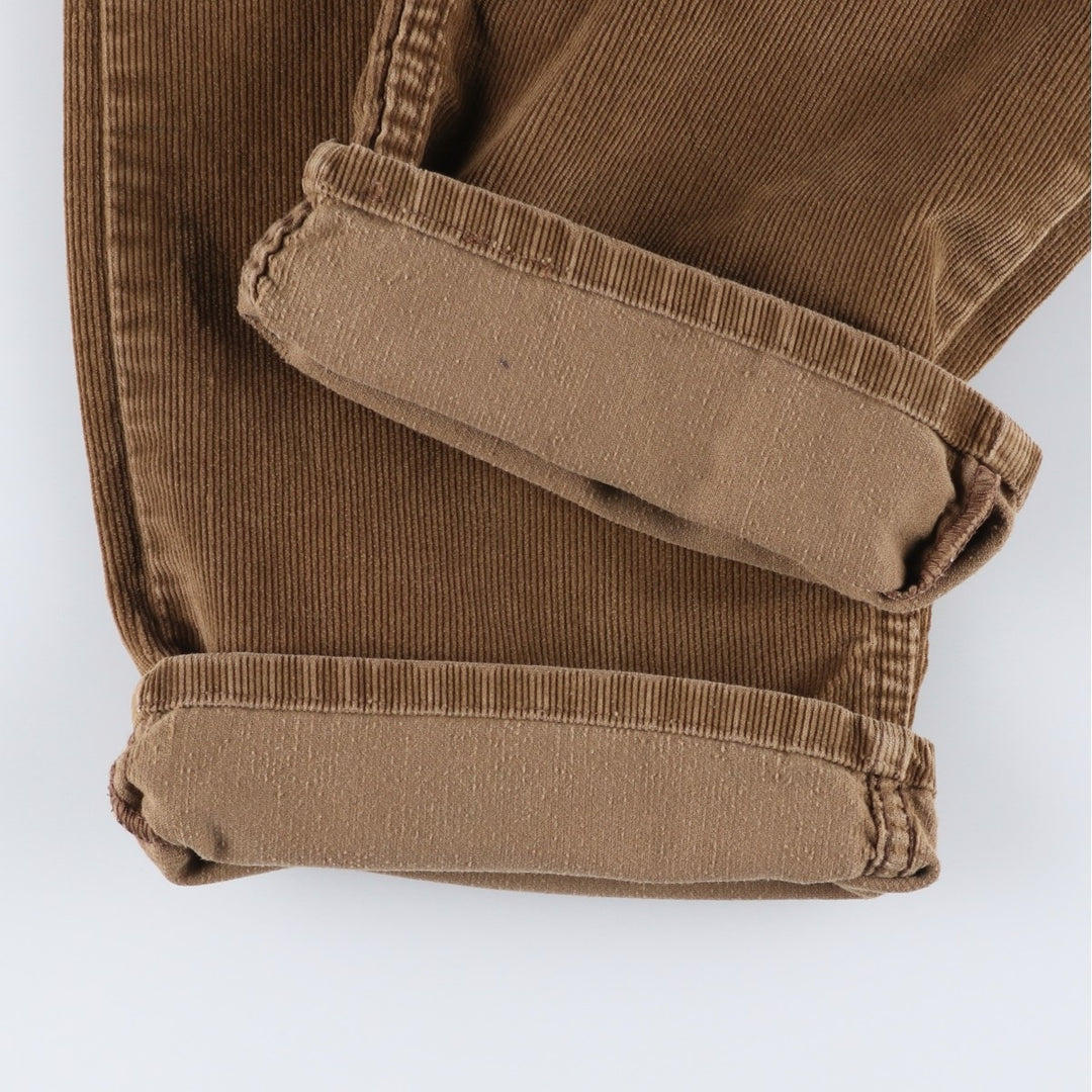 Levi's Relaxed Straight Coupe Relax A Jambe Droite Corduroy Pants, Men's W33 (approx.) unclear beige type brown Vintage Second Hand