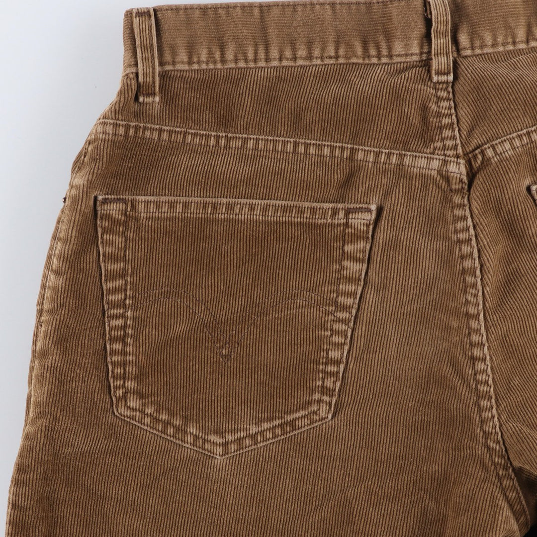 Levi's Relaxed Straight Coupe Relax A Jambe Droite Corduroy Pants, Men's W33 (approx.) unclear beige type brown Vintage Second Hand