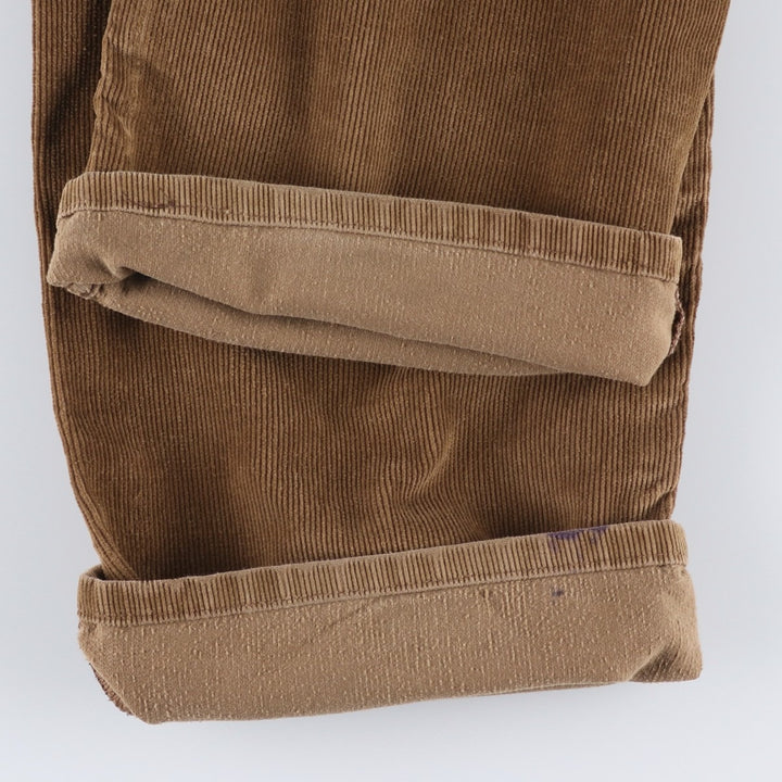 Levi's Relaxed Straight Coupe Relax A Jambe Droite Corduroy Pants, Men's W33 (approx.) unclear beige type brown Vintage Second Hand