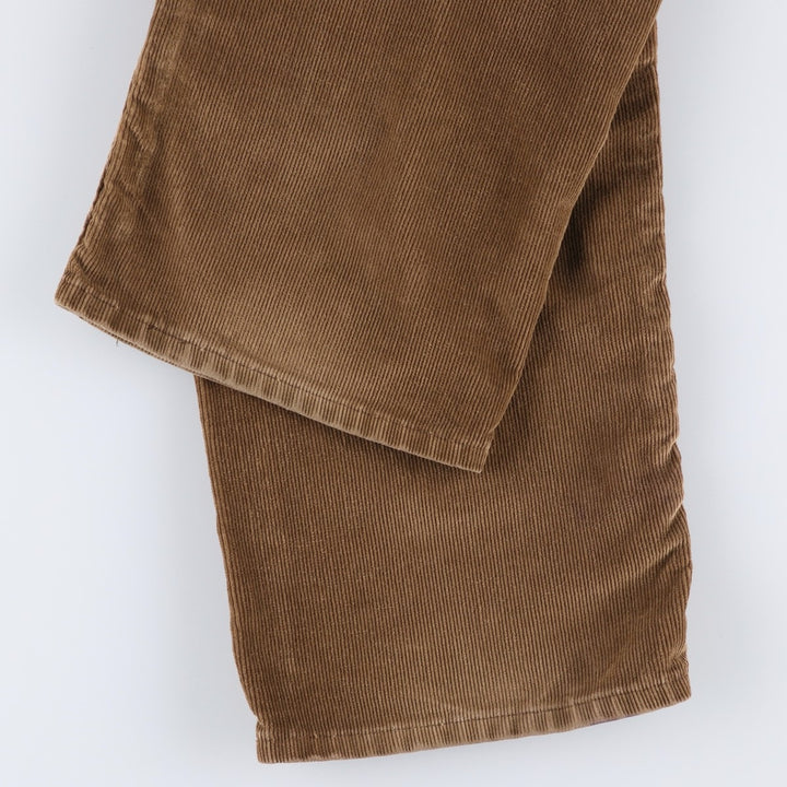 Levi's Relaxed Straight Coupe Relax A Jambe Droite Corduroy Pants, Men's W33 (approx.) unclear beige type brown Vintage Second Hand