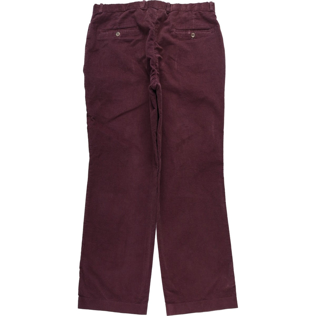 ALEXANDER JULIAN COLOURS Two-Pleat Corduroy Pants, Men's Size W34 (approx.), Vintage unclear purple type Vintage Second Hand