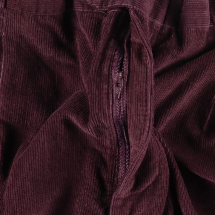 ALEXANDER JULIAN COLOURS Two-Pleat Corduroy Pants, Men's Size W34 (approx.), Vintage unclear purple type Vintage Second Hand