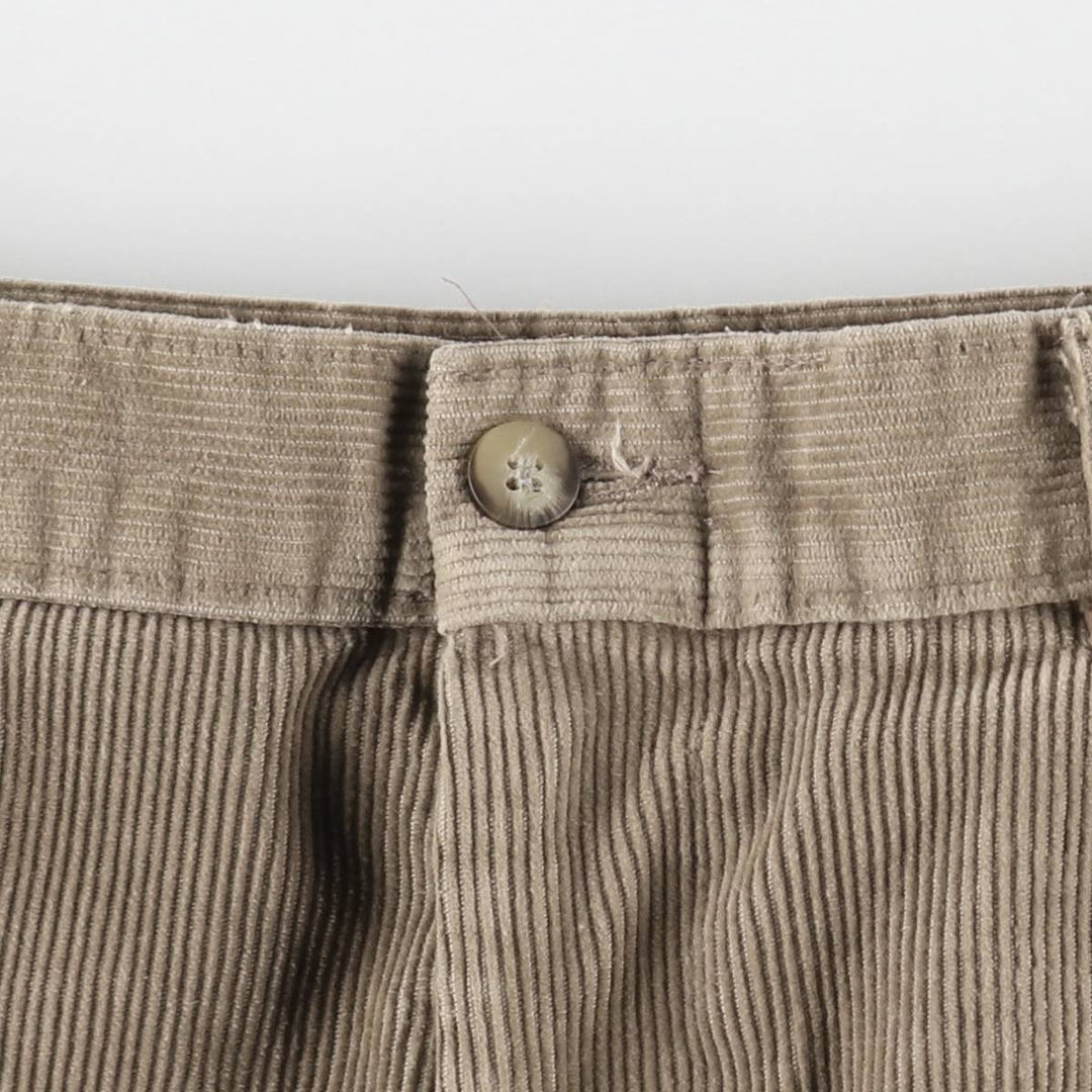 Haggar Corduroy Pants for Men, W34 cotton Beige type Vintage Second Hand