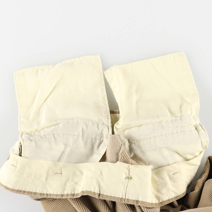~90'S Corduroy Pants, Men's W33 (approx.), Vintage unclear Beige type Vintage Second Hand