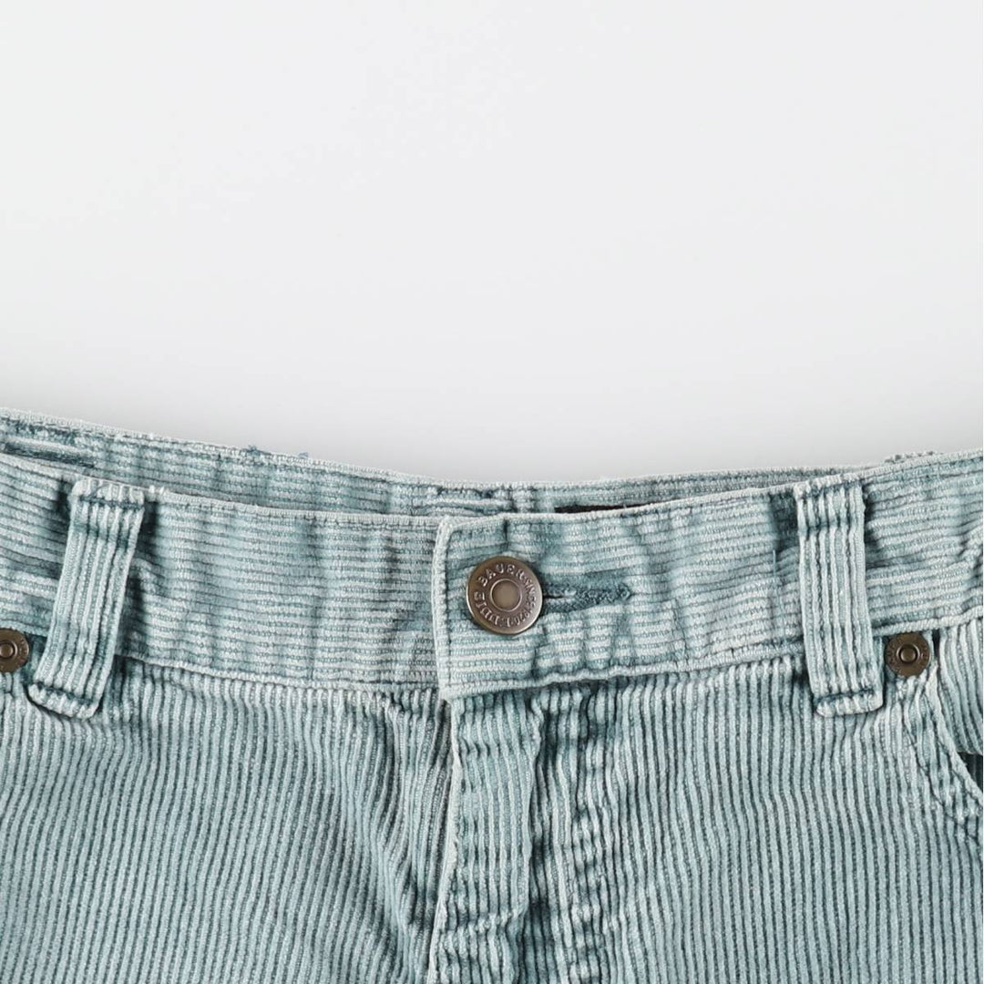 80s-90'S Eddie Bauer Black Tag Corduroy Pants, Men's Size W33 (approx.), Vintage cotton green type Vintage Second Hand
