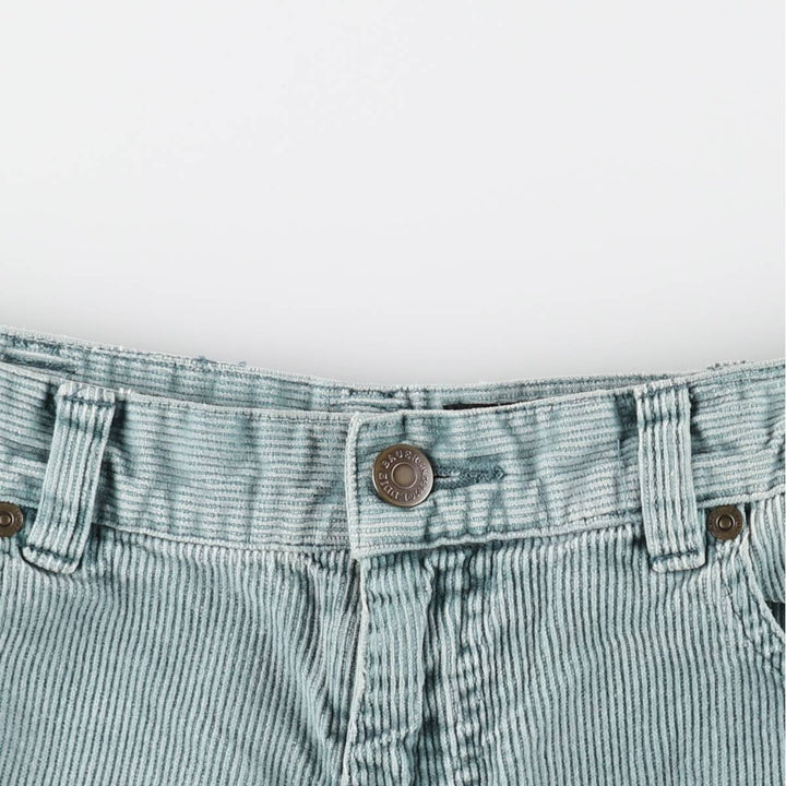 80s-90'S Eddie Bauer Black Tag Corduroy Pants, Men's Size W33 (approx.), Vintage cotton green type Vintage Second Hand