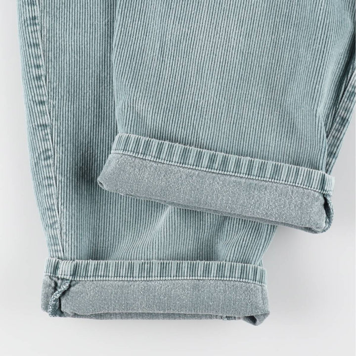 80s-90'S Eddie Bauer Black Tag Corduroy Pants, Men's Size W33 (approx.), Vintage cotton green type Vintage Second Hand