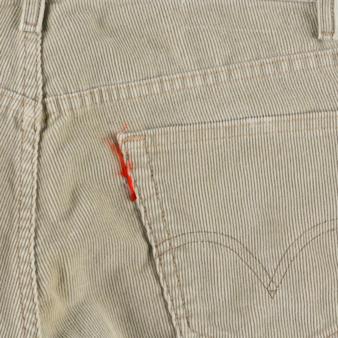 Levi's 559 Relaxed Straight Corduroy Pants, Men's Size W34 (approx.) cotton ivory Vintage Second Hand