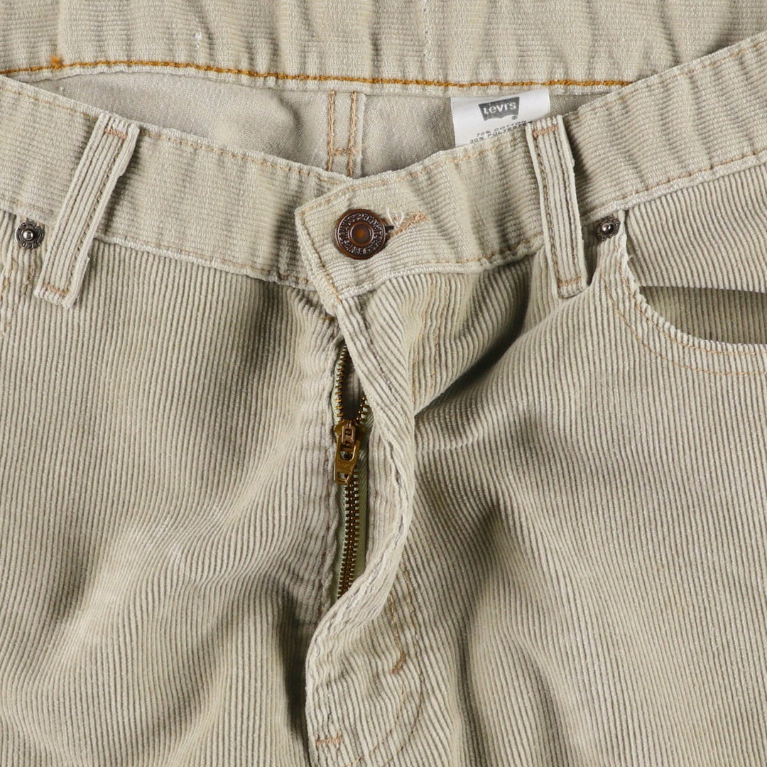 Levi's 559 Relaxed Straight Corduroy Pants, Men's Size W34 (approx.) cotton ivory Vintage Second Hand