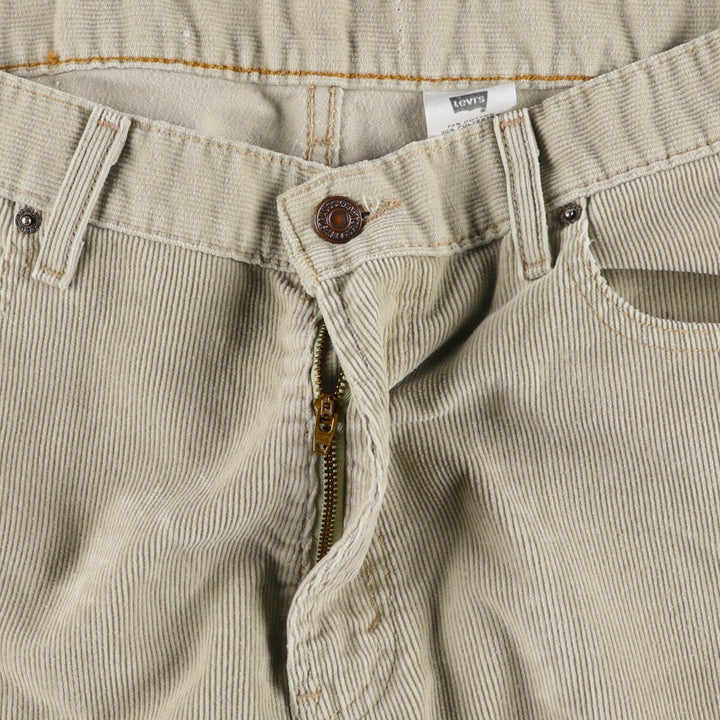 Levi's 559 Relaxed Straight Corduroy Pants, Men's Size W34 (approx.) cotton ivory Vintage Second Hand