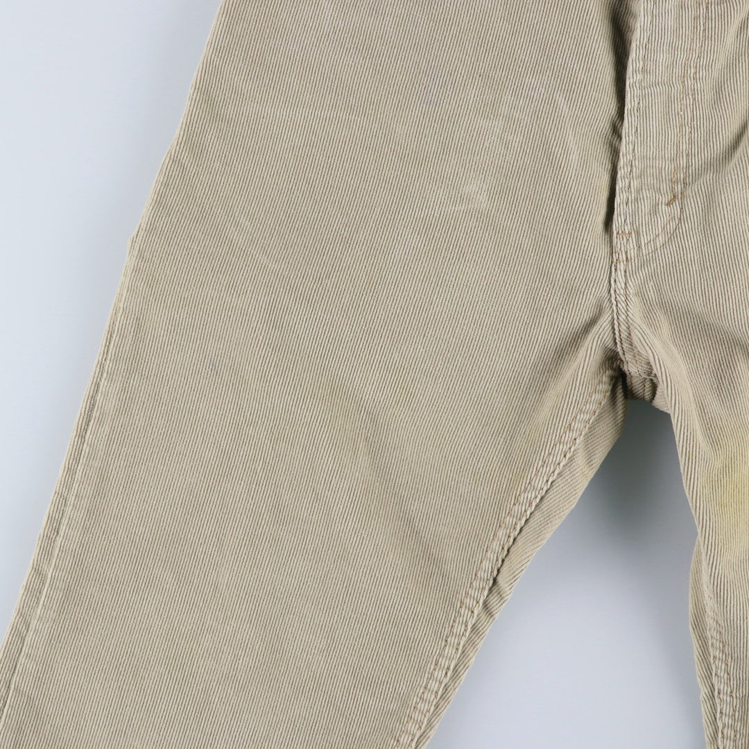 Levi's 559 Relaxed Straight Corduroy Pants, Men's Size W34 (approx.) cotton ivory Vintage Second Hand