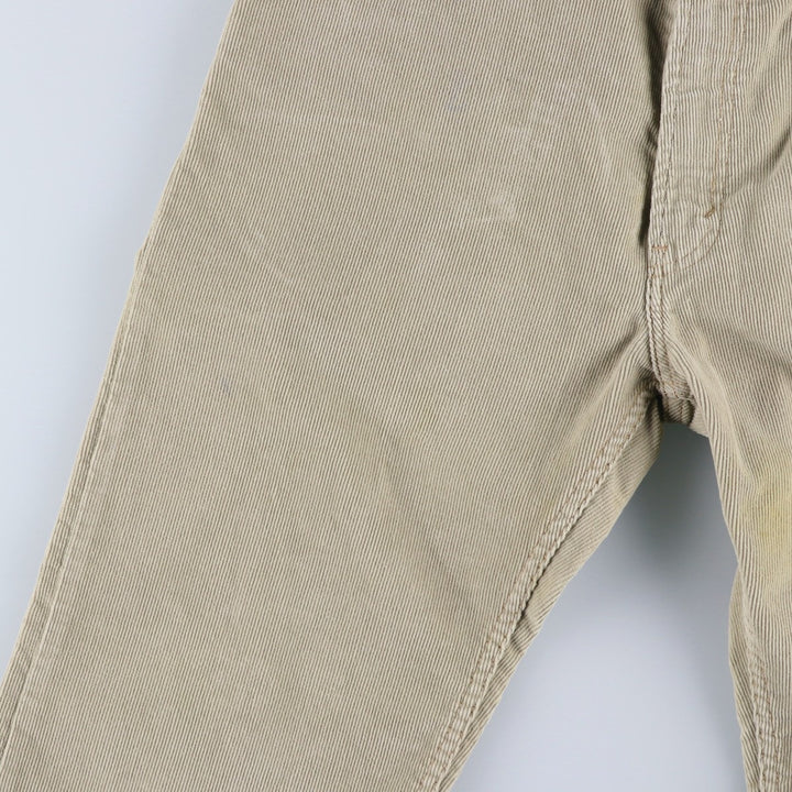 Levi's 559 Relaxed Straight Corduroy Pants, Men's Size W34 (approx.) cotton ivory Vintage Second Hand