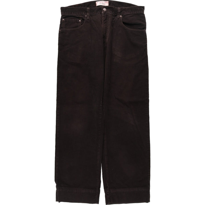 Levi's Levi Strauss Signature Straight Fit Corduroy Pants, Men's W36 (approx.) cotton brown type Vintage Second Hand