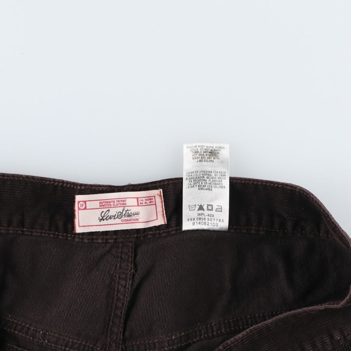 Levi's Levi Strauss Signature Straight Fit Corduroy Pants, Men's W36 (approx.) cotton brown type Vintage Second Hand