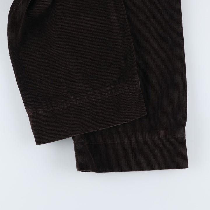Levi's Levi Strauss Signature Straight Fit Corduroy Pants, Men's W36 (approx.) cotton brown type Vintage Second Hand