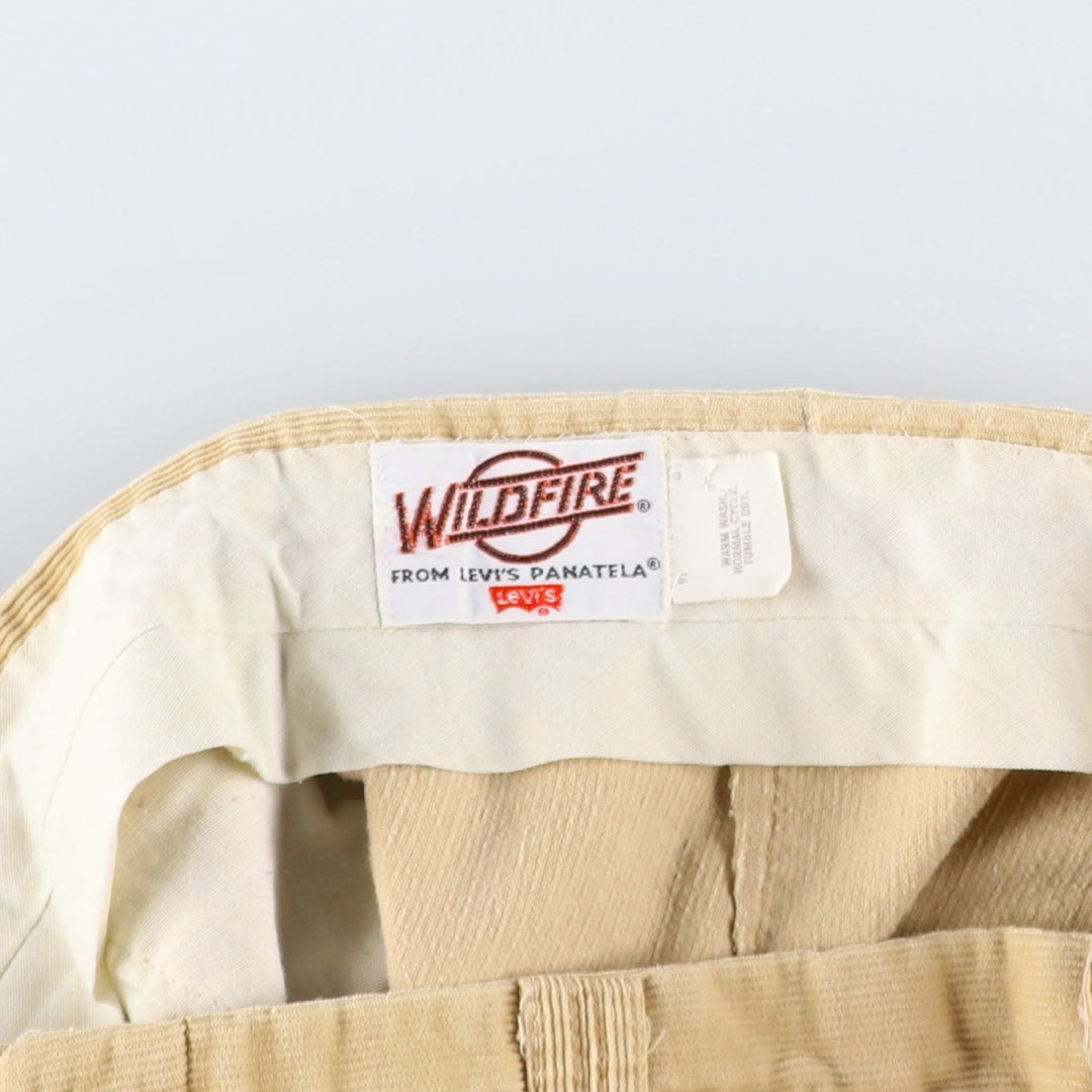 Levi's PANATELA WILDFIRE Bootcut Corduroy Pants, Men's W32 (approx.), Vintage unclear Beige type Vintage Second Hand