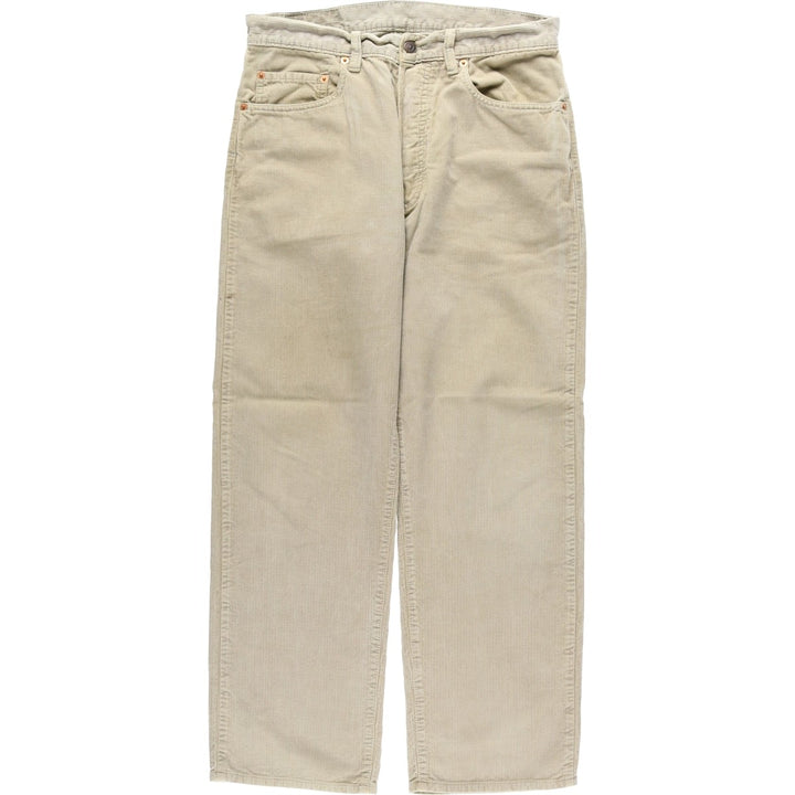 1990'S Levi's 551-6923 Corduroy Pants, Men's Size W31 (approx.), Vintage cotton Beige type Vintage Second Hand
