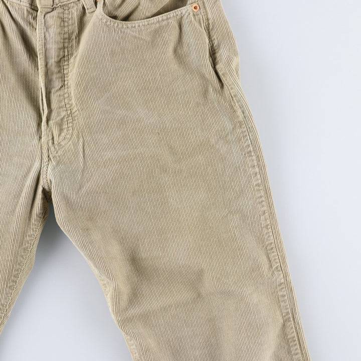 1990'S Levi's 551-6923 Corduroy Pants, Men's Size W31 (approx.), Vintage cotton Beige type Vintage Second Hand