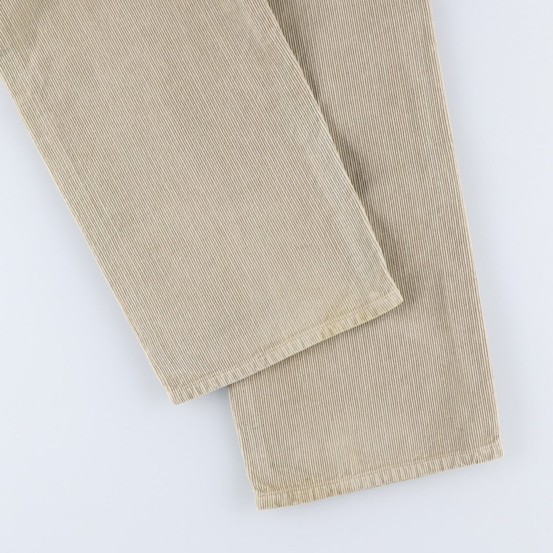 1990'S Levi's 551-6923 Corduroy Pants, Men's Size W31 (approx.), Vintage cotton Beige type Vintage Second Hand