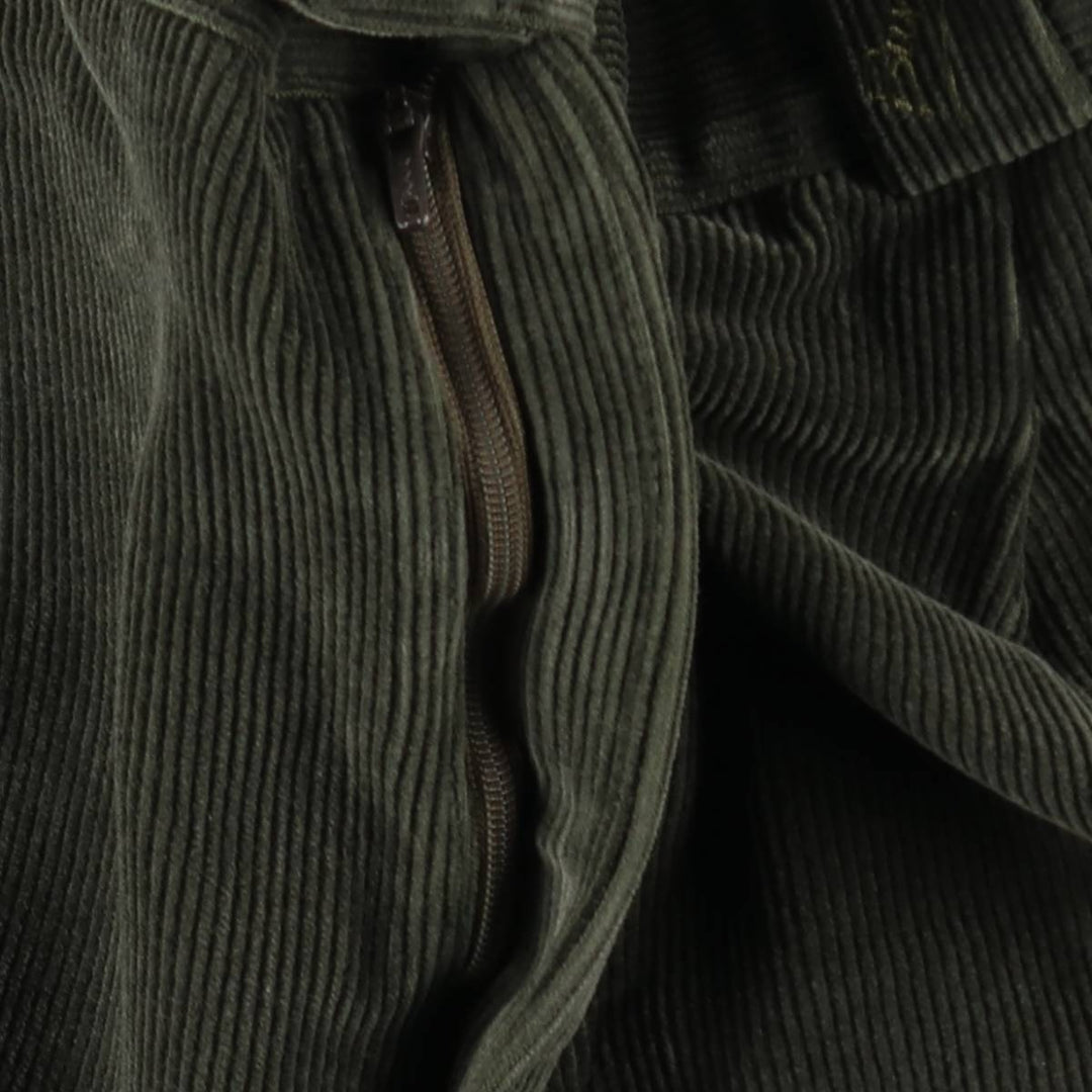 Burberry's BURBERRY LONDON one-tuck corduroy pants, men's size W33 (approx.) cotton green type Vintage Second Hand