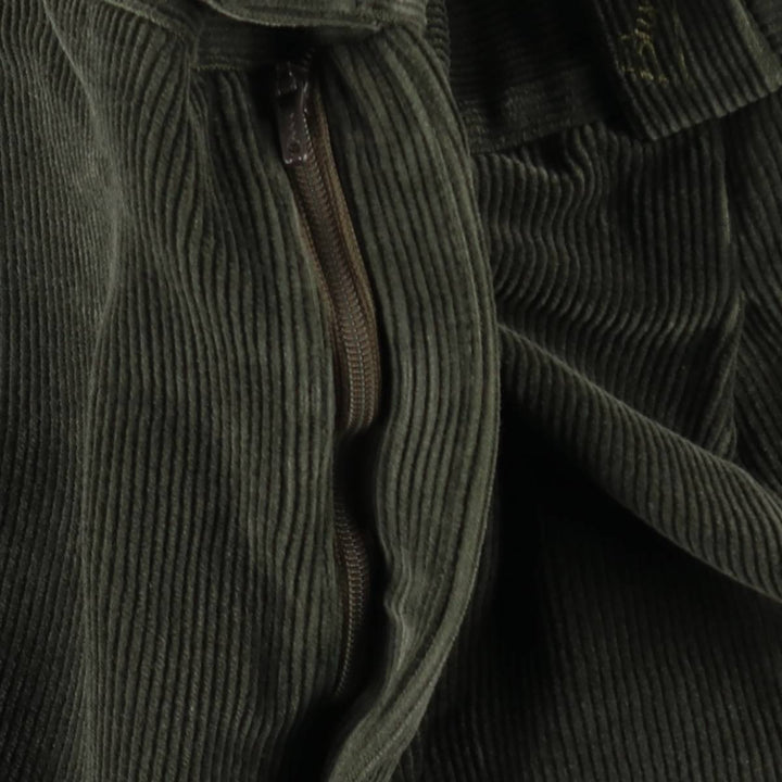 Burberry's BURBERRY LONDON one-tuck corduroy pants, men's size W33 (approx.) cotton green type Vintage Second Hand