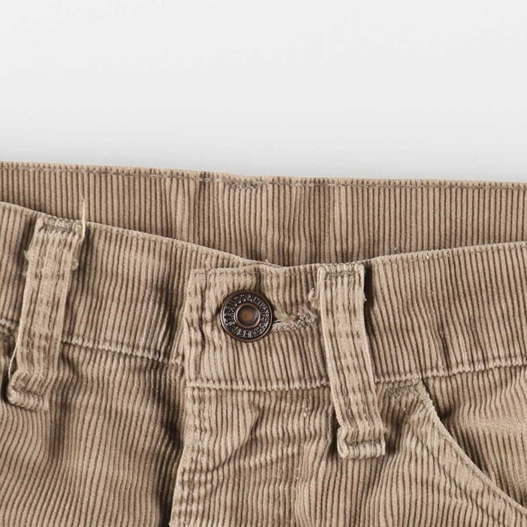 Vintage 70s-80'S Levi's 519-1523 Corduroy Pants, Men's, Size W32 unclear brown type Vintage Second Hand