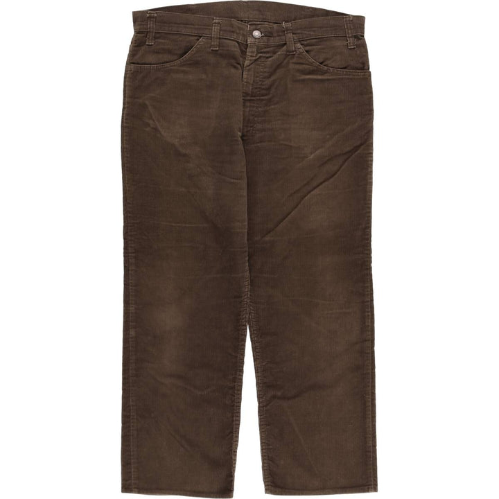 1980'S Levi's 519-1529 Corduroy Pants, Men's Size W36 (approx.), Vintage unclear brown type Vintage Second Hand