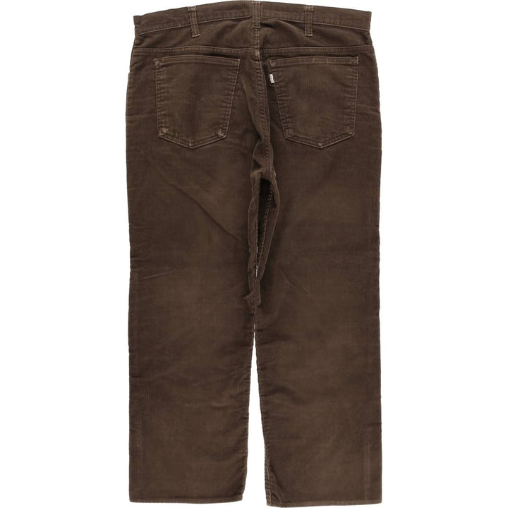 1980'S Levi's 519-1529 Corduroy Pants, Men's Size W36 (approx.), Vintage unclear brown type Vintage Second Hand
