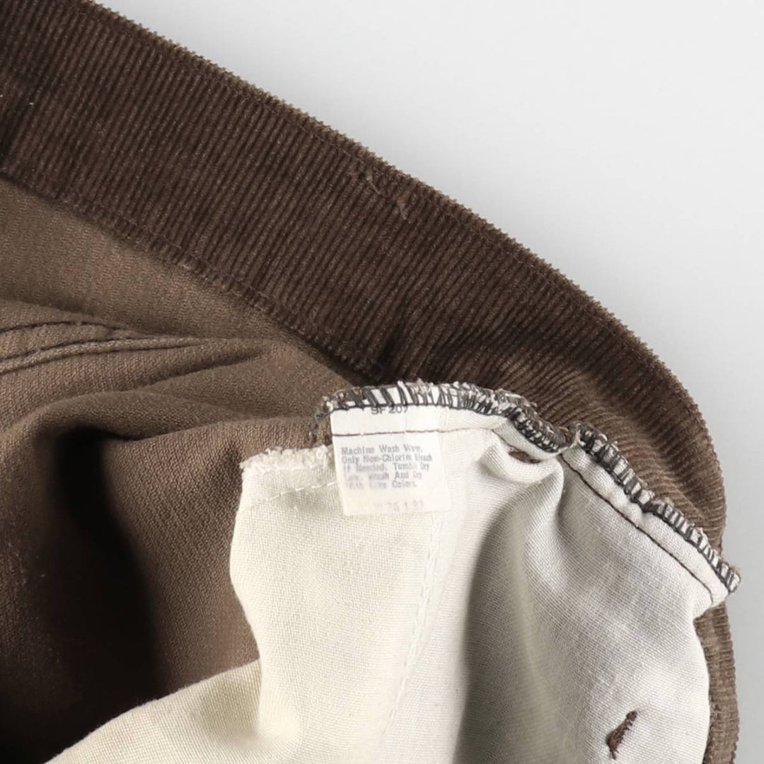 1980'S Levi's 519-1529 Corduroy Pants, Men's Size W36 (approx.), Vintage unclear brown type Vintage Second Hand