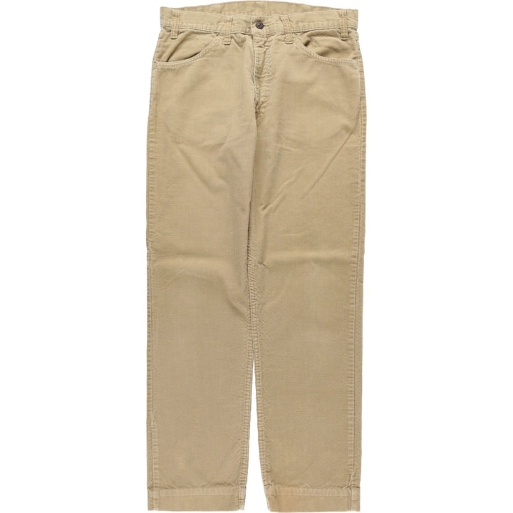 Vintage 70s-80'S Levi's 519-1523 Corduroy Pants, Men's, Size W32 unclear Beige type Vintage Second Hand