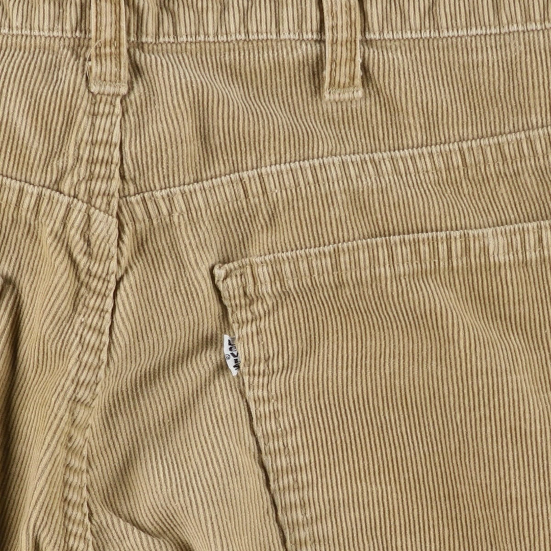 Vintage 70s-80'S Levi's 519-1523 Corduroy Pants, Men's, Size W32 unclear Beige type Vintage Second Hand
