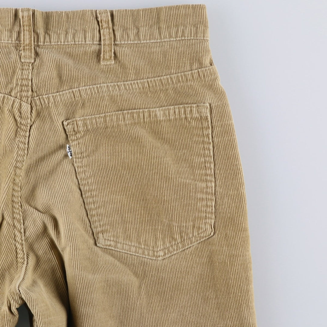 Vintage 70s-80'S Levi's 519-1523 Corduroy Pants, Men's, Size W32 unclear Beige type Vintage Second Hand