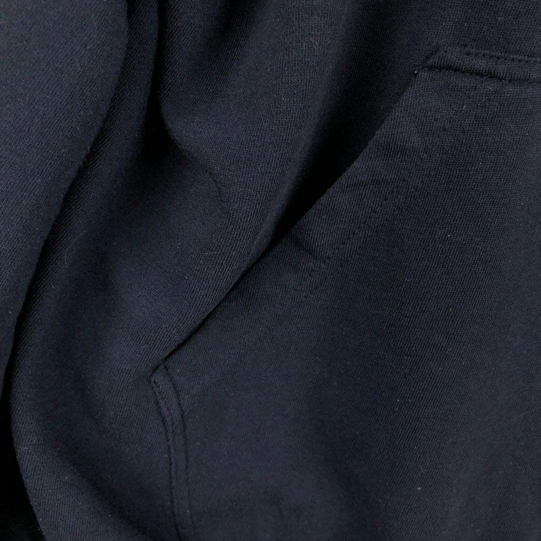 1980'S Hanes Full-Zip Sweatshirt, Men's Size XL (approx.), Vintage unclear navy blue type Vintage Second Hand
