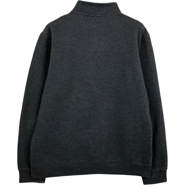 Vintage 90s-00'S Calvin Klein full-zip sweatshirt, size L, men's cotton Charcoal Vintage Second Hand