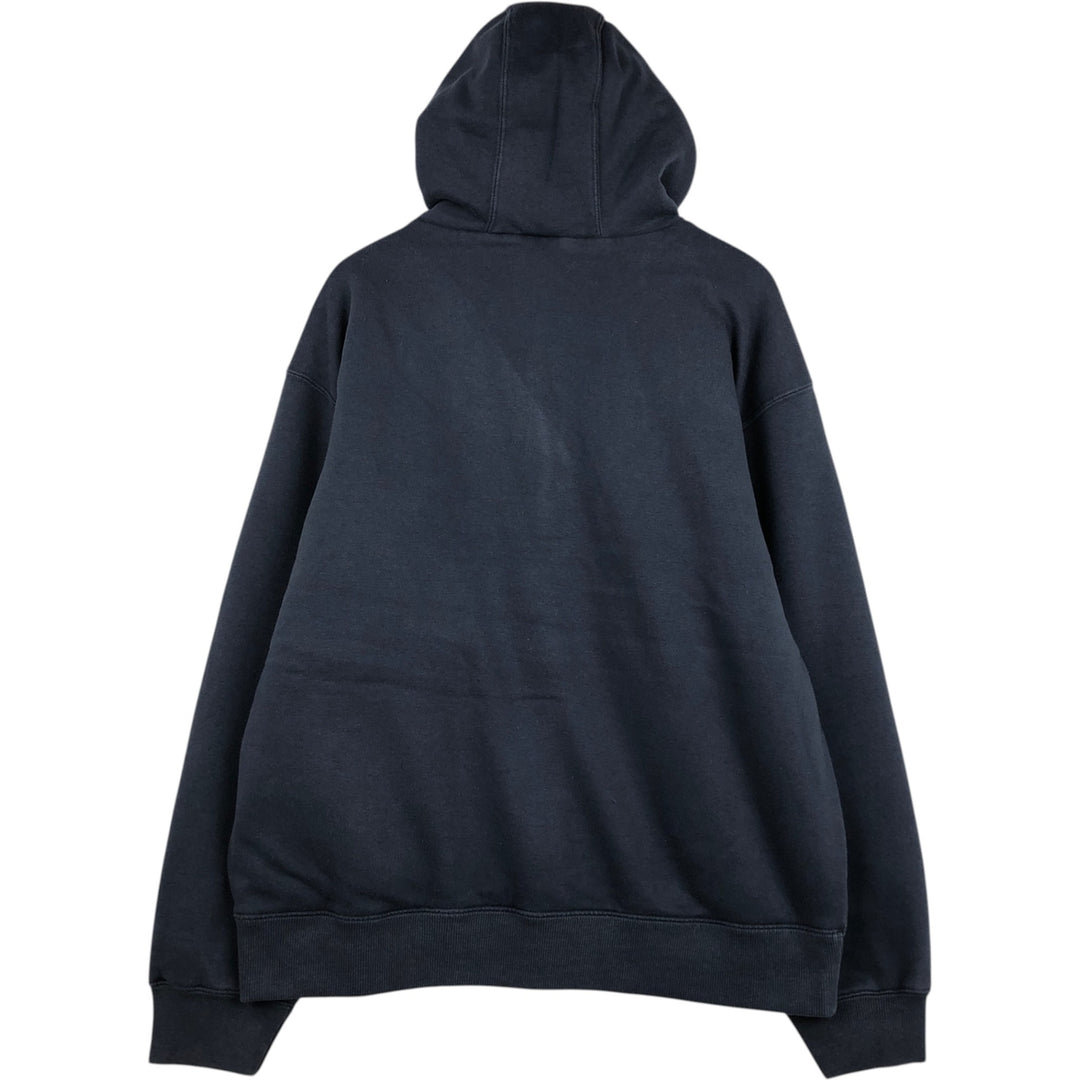 Dickies Sweat Full Zip Hoodie Men's XL cotton navy blue type Vintage Second Hand