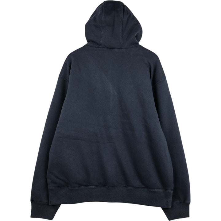 Dickies Sweat Full Zip Hoodie Men's XL cotton navy blue type Vintage Second Hand