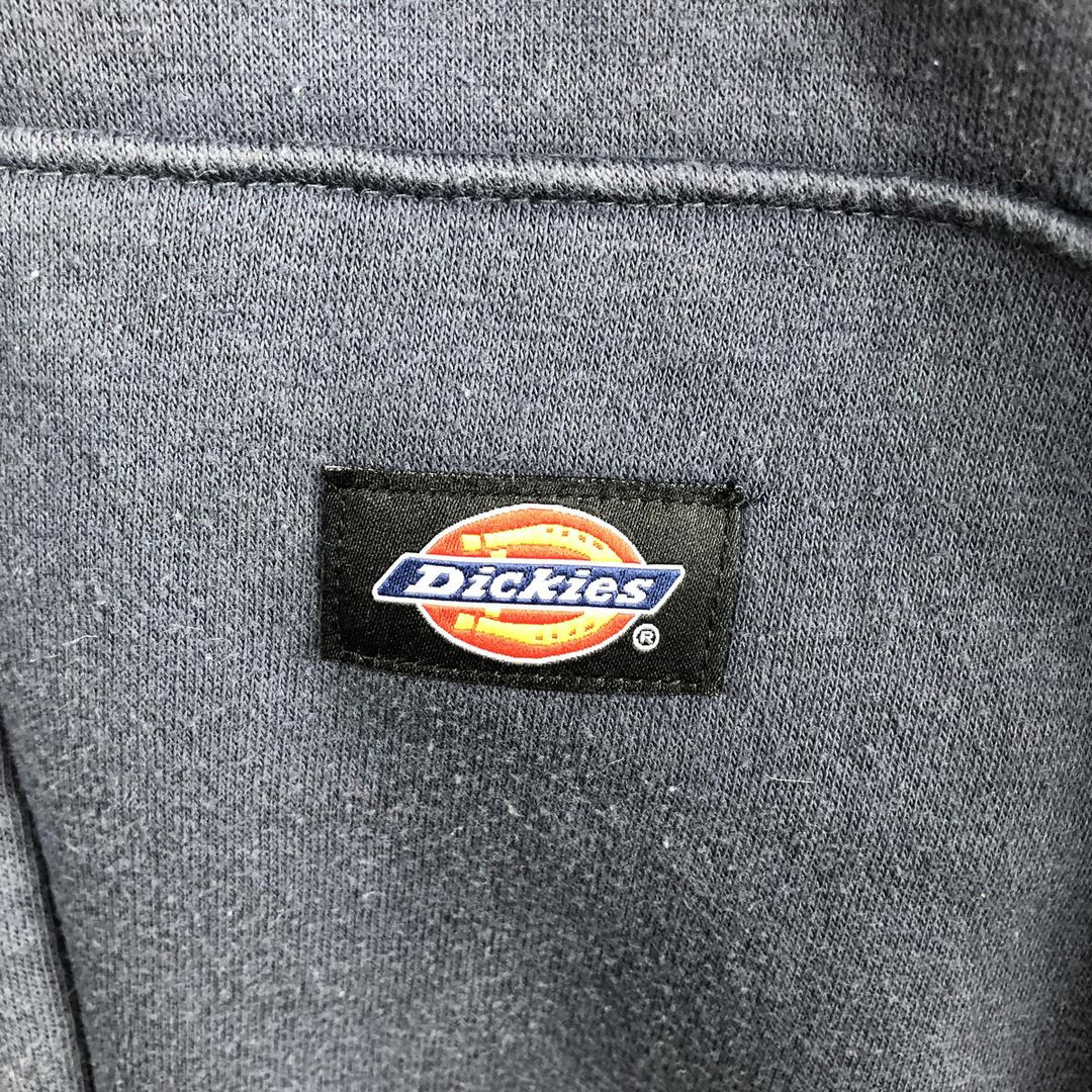 Dickies Sweat Full Zip Hoodie Men's XL cotton navy blue type Vintage Second Hand