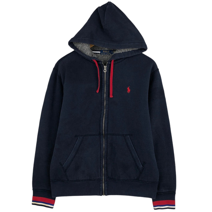 Ralph Lauren POLO RALPH LAUREN Sweat Full Zip Hoodie Men's M cotton navy blue type Vintage Second Hand