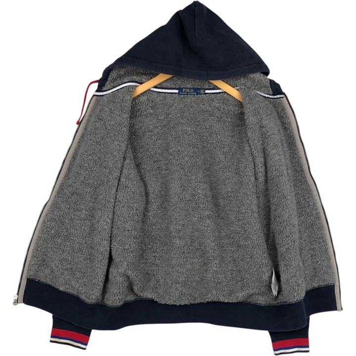 Ralph Lauren POLO RALPH LAUREN Sweat Full Zip Hoodie Men's M cotton navy blue type Vintage Second Hand